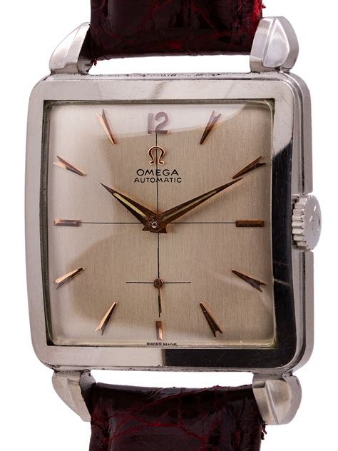 omega square open watch|omega chronograph.